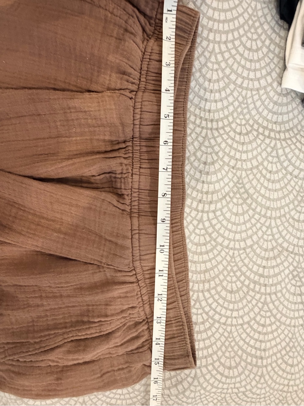 GAP cotton Gauze Easy Barrel Pants in Brown - Picture 3 of 3